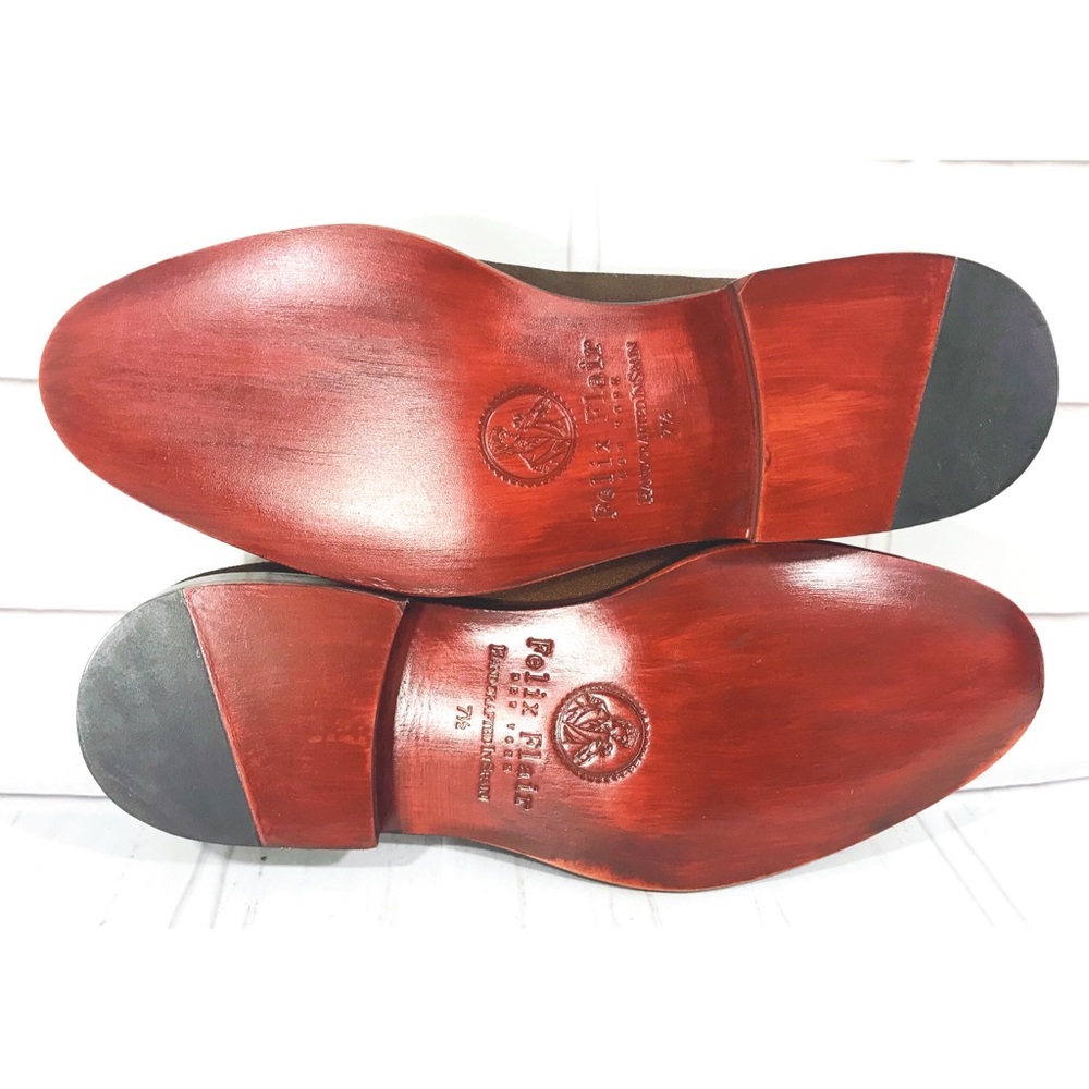 Felix Flair New York Loafer Suede Tassel Shoes - Picture 6 of 8